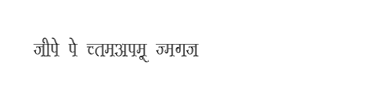 font preview of KRDEV384