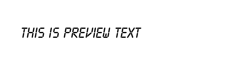 font preview of l002000d