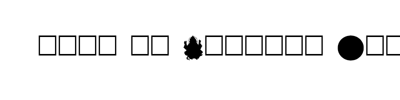 font preview of MFSYM005