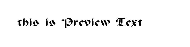 font preview of PAGANINI