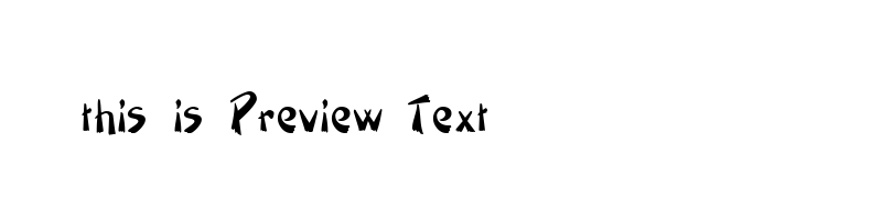 font preview of paintr