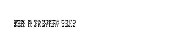font preview of PANHEAD