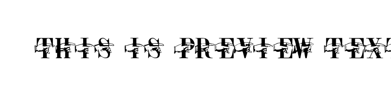 font preview of PAQUITO