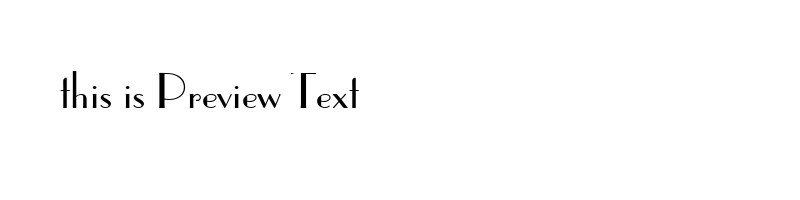 font preview of PARAGONN