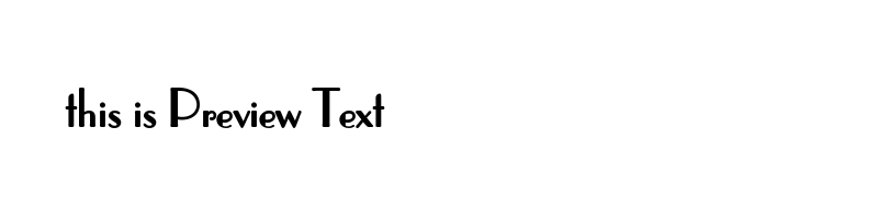 font preview of parisb
