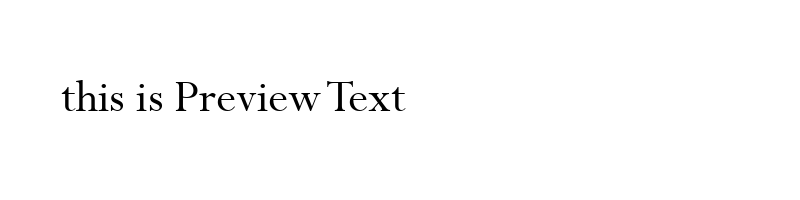 font preview of PER___