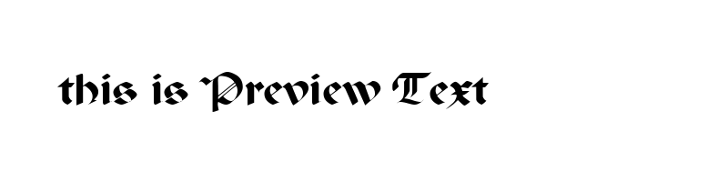 font preview of PERCIVAL