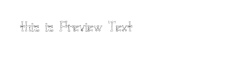 font preview of PIRATEBO
