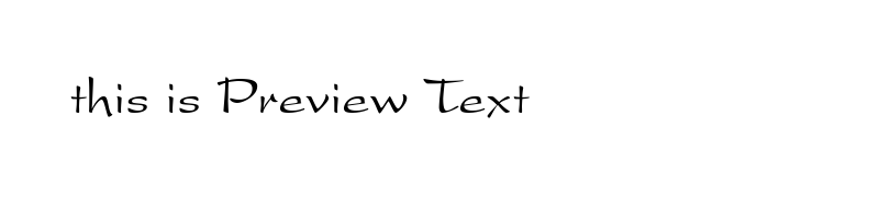 font preview of presdntn