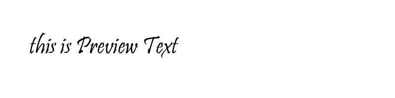 font preview of PRISTINA_1