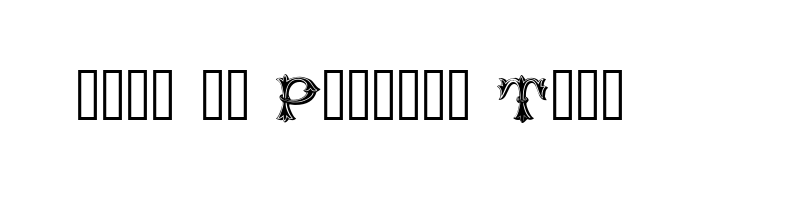 font preview of PURCELL