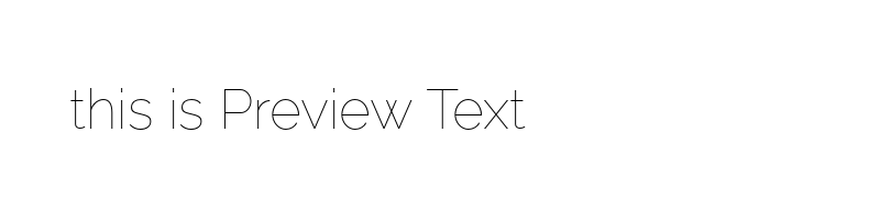 font preview of Raleway-Thin_0