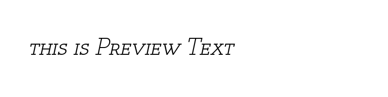 font preview of Regisbso