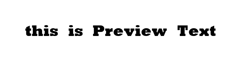font preview of ROCKNXB