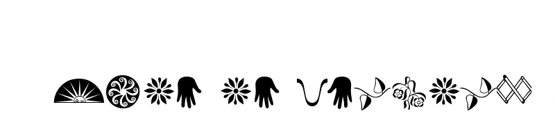 font preview of ROOMING