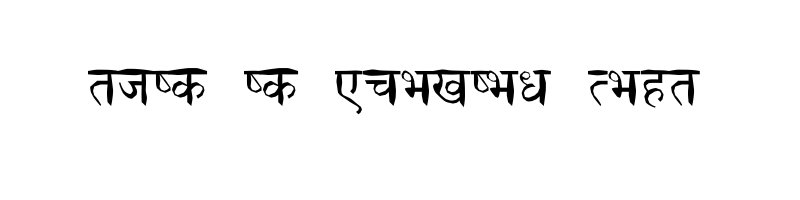 font preview of SALONEE
