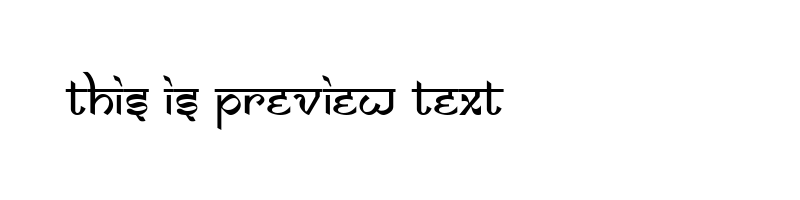 font preview of samarn_1