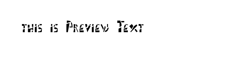 font preview of schizm