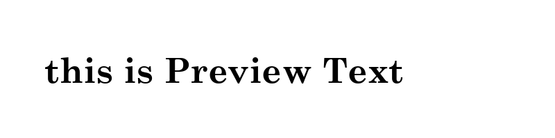 font preview of SCHLBKB_1