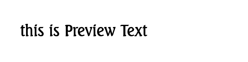 font preview of seag