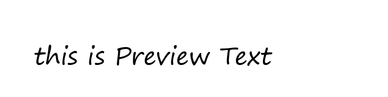 font preview of segoepr_1