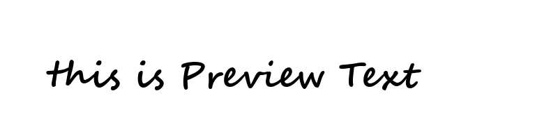 font preview of segoescb_1