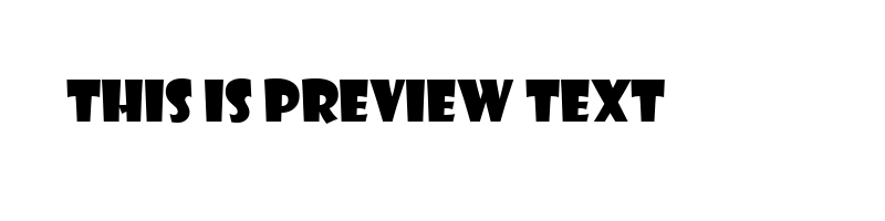 font preview of SHOWG_1