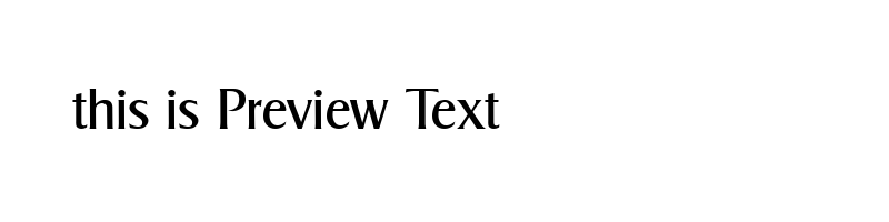font preview of sigv