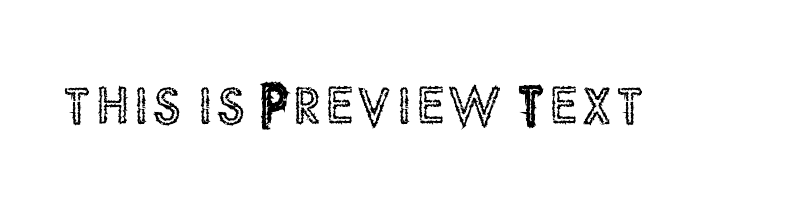 font preview of SPIKCG