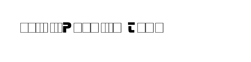 font preview of STOP