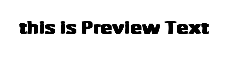 font preview of superb