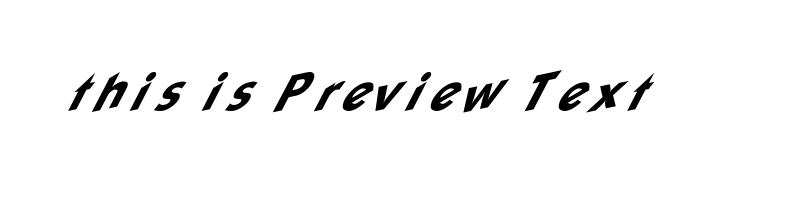 font preview of superfly