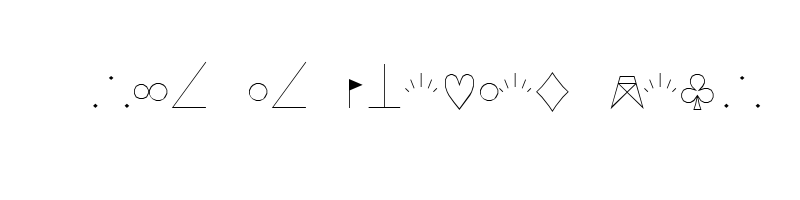 font preview of symap