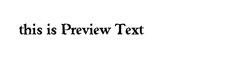 font preview of Tico