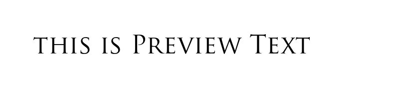 font preview of TrajanPro-Regular
