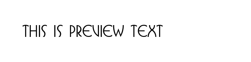 font preview of tt0062m