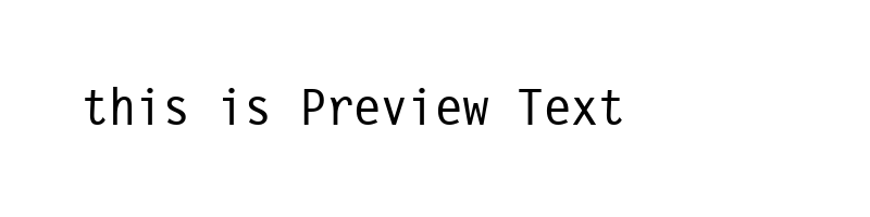 font preview of tt0414m